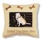 Spoiled Dog Embroidered Picture Small/Petite Accent Pillow, 10" x 10"